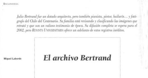 El archivo Bertrand