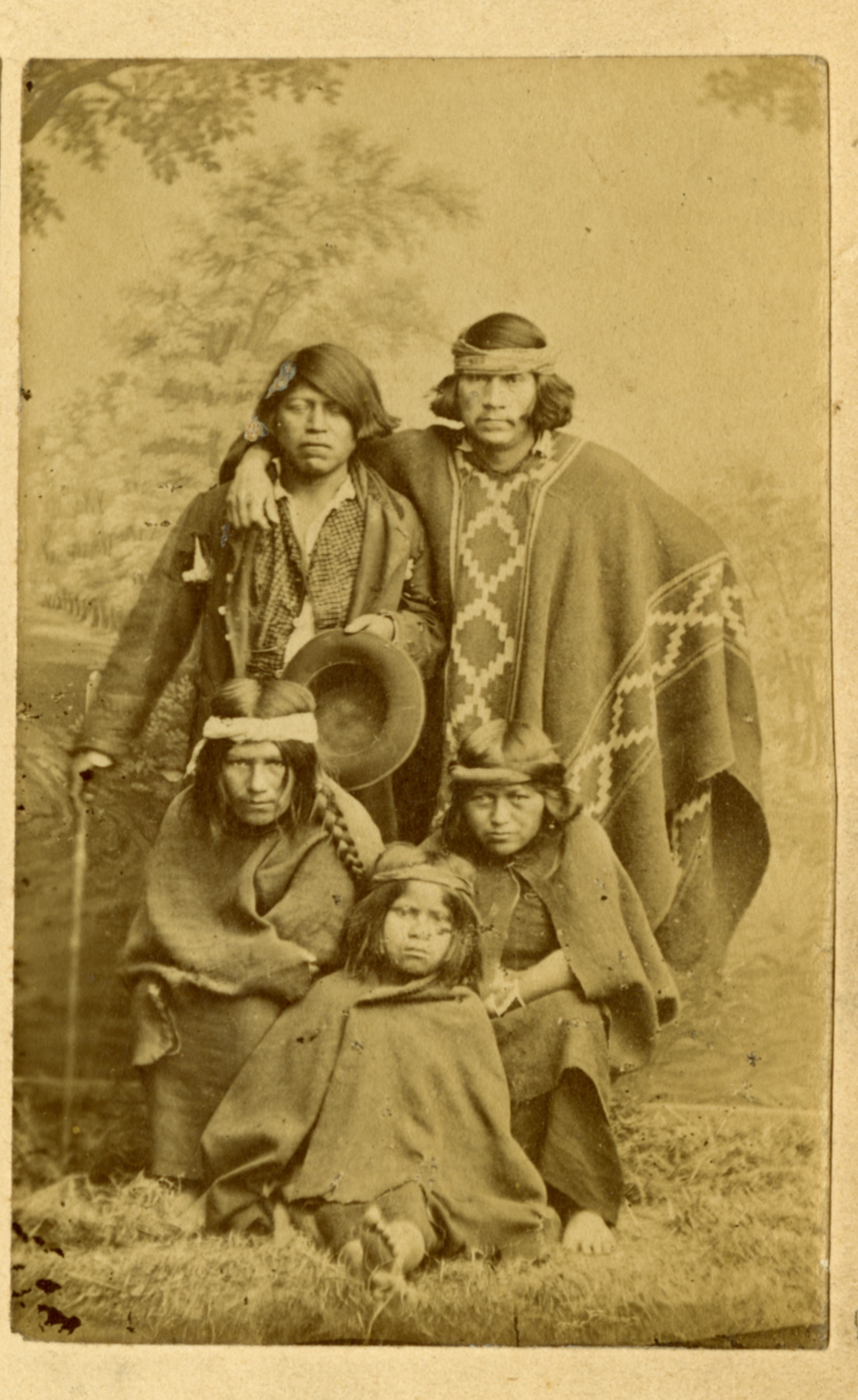 Grupo de mapuche