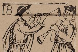 Dos hombres tocando trompeta