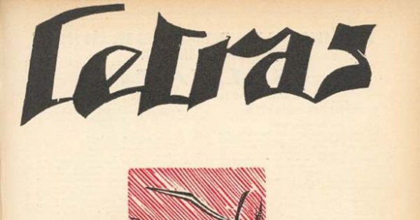 Letras, no. 22, jul. (1930) : cubierta.