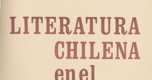 Literatura chilena en el exilio, no. 4, oct. (otoño 1977)