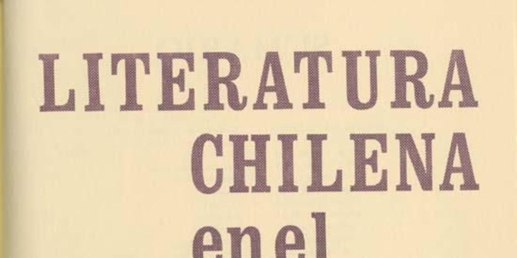 Literatura chilena en el exilio, no. 9, ene. (invierno 1979)