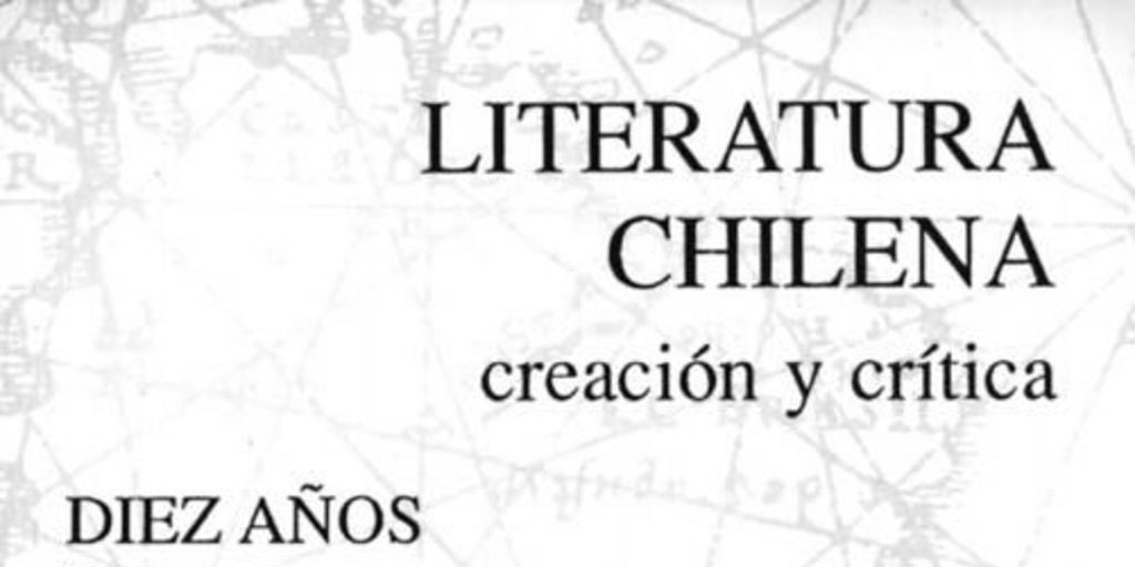 Revista Literatura chilena : creación y crítica  Año 14 Nº 51 (1990)