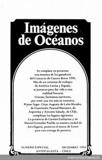 Imágenes de océanos : n° especial, diciembre 1990