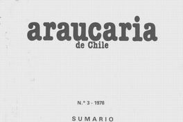 Araucaria de Chile : no.3 (1978)