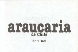 Araucaria de Chile : no.4 (1978