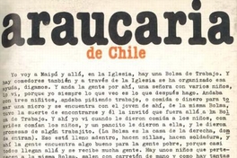 Araucaria de Chile no. 7 (1979)