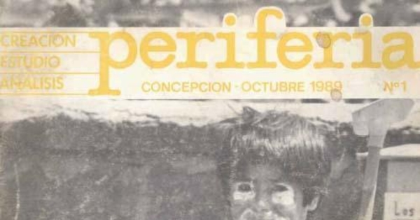 Periferia : año 1, n° 1, octubre 1989