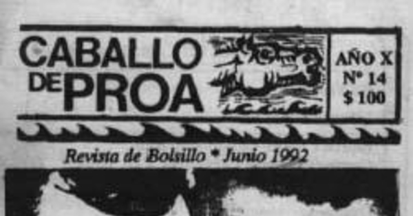 Caballo de proa : año 10, n° 14, junio 1992