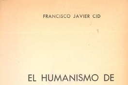 El humanismo de Fernando Vives