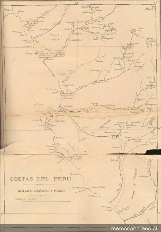 Costas del Perú, siglo XIX