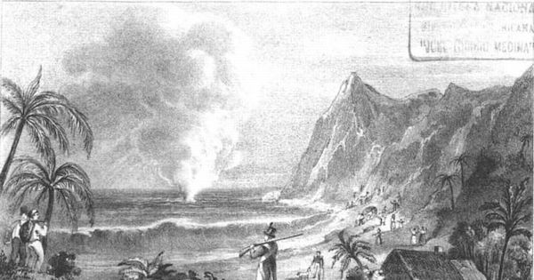 Submarine eruption at Juan Fernandez: 20th. feby 1835.