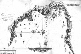 Plan de une Baye de la Cote du Chili, decouverte ...en 1741