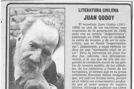 Literatura chilena : Juan Godoy.