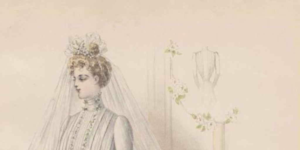 Vestido de novia de 1900