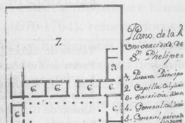 Plano de la Real Universidad de Sn Phelipe