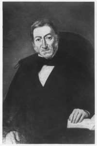 José Vicente Bustillos, 1800-1873. Decano de la Facultad de Ciencias