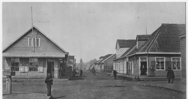 Calle San Francisco. Valdivia, 1876