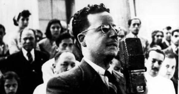 Salvador Allende en su juventud.