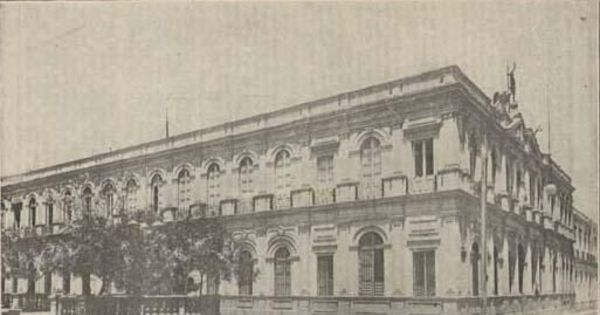 Edificio El Mercurio de Santiago hacia 1918