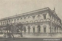 Edificio El Mercurio de Santiago hacia 1918