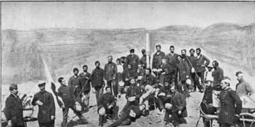 Militares en el campamento de Antofagasta
