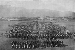 Regimiento Santiago N° 5 de Línea, en el campamento de Antofagasta