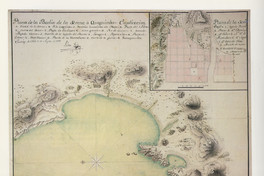 Plano de la Badía de la Serena ó Quoquimbo, 1789