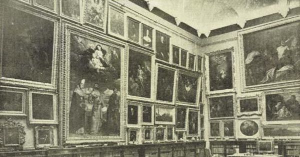 Palacio de la señora Blanca Vergara de Errázuriz, galerías de pintura
