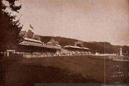 View of the padbook and race-course of the Sporting Club Viña del Mar