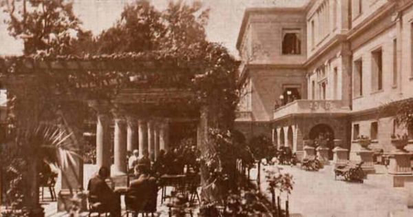 La pérgola del Club de Viña del Mar