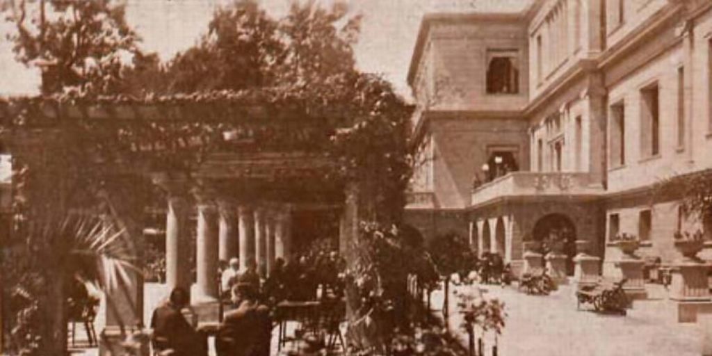 La pérgola del Club de Viña del Mar