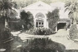 Patio del Gran Hotel, visto desde la estrada