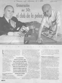 Generación del 50, el club de la pelea  [artículo] Alvaro Bisama