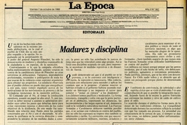 Editorial de La Época
