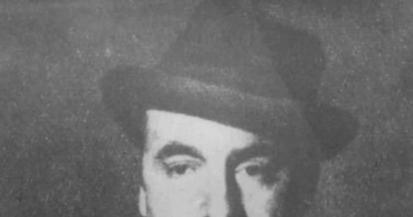 Pablo Neruda de sombrero, 1940