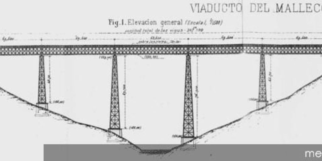 Viaducto del Malleco, inaugurado en 1890