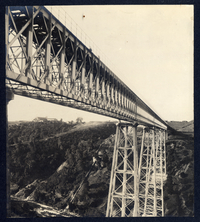 Viaducto sobre el Río Malleco, inaugurado en 1890