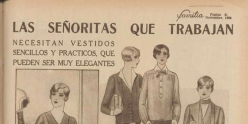 Las señoritas que trabajan