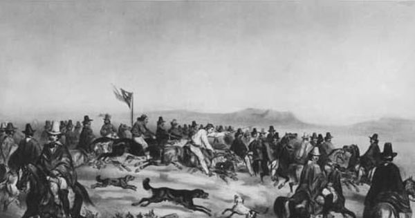 Carreras de caballos a la chilena, 1838