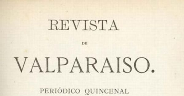 Revista de Valparaíso