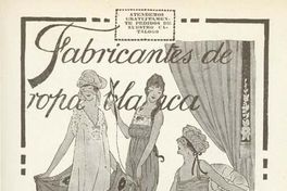 Publicidad de fabricantes de ropa blanca Fratelli Castegneto