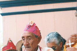 Bailarín chino en la Fiesta de la Virgen de Andacollo, diciembre, 1996