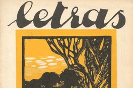 Letras: no. 18, mar. (1930) : cubierta.