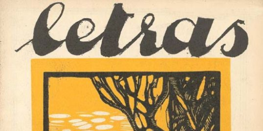 Letras: no. 18, mar. (1930) : cubierta.