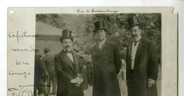 Francisco Contreras, Rubén Darío y Leopoldo Lugones
