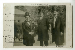 Francisco Contreras, Rubén Darío y Leopoldo Lugones