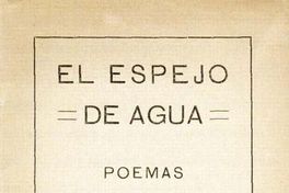 Portada de El espejo de agua