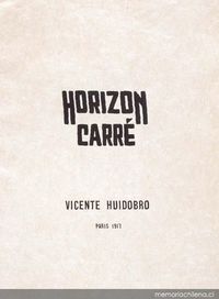 Portada de Horizon Carré