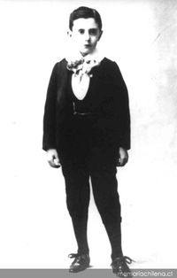 Vicente Huidobro de niño